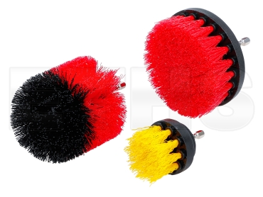 BGS - 50913 Bürstenaufsatz-Satz für Bohrmaschinen 3-tlg. BGS - 50913 Bürstenaufsatz-Satz für Bohrmaschinen 3-tlg.